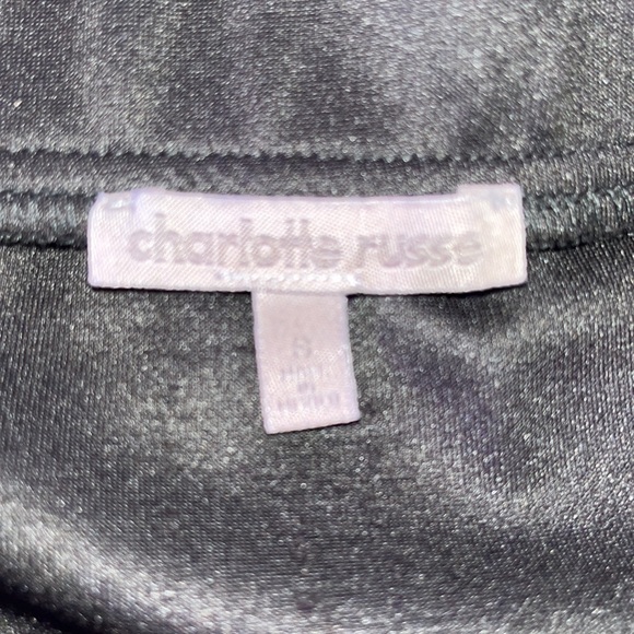 Faux Leather Pencil Skirt - Picture 8 of 9